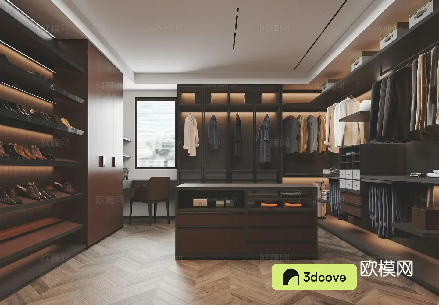 Modern cloakroom