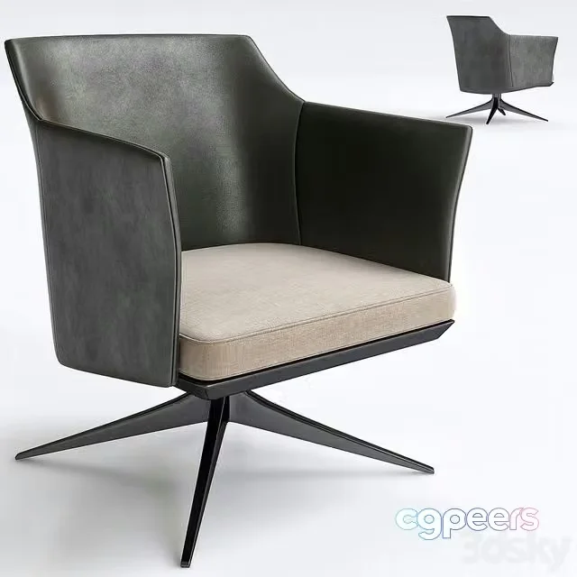 3ds Max Free – Poliform Stanford Lounge Armchair