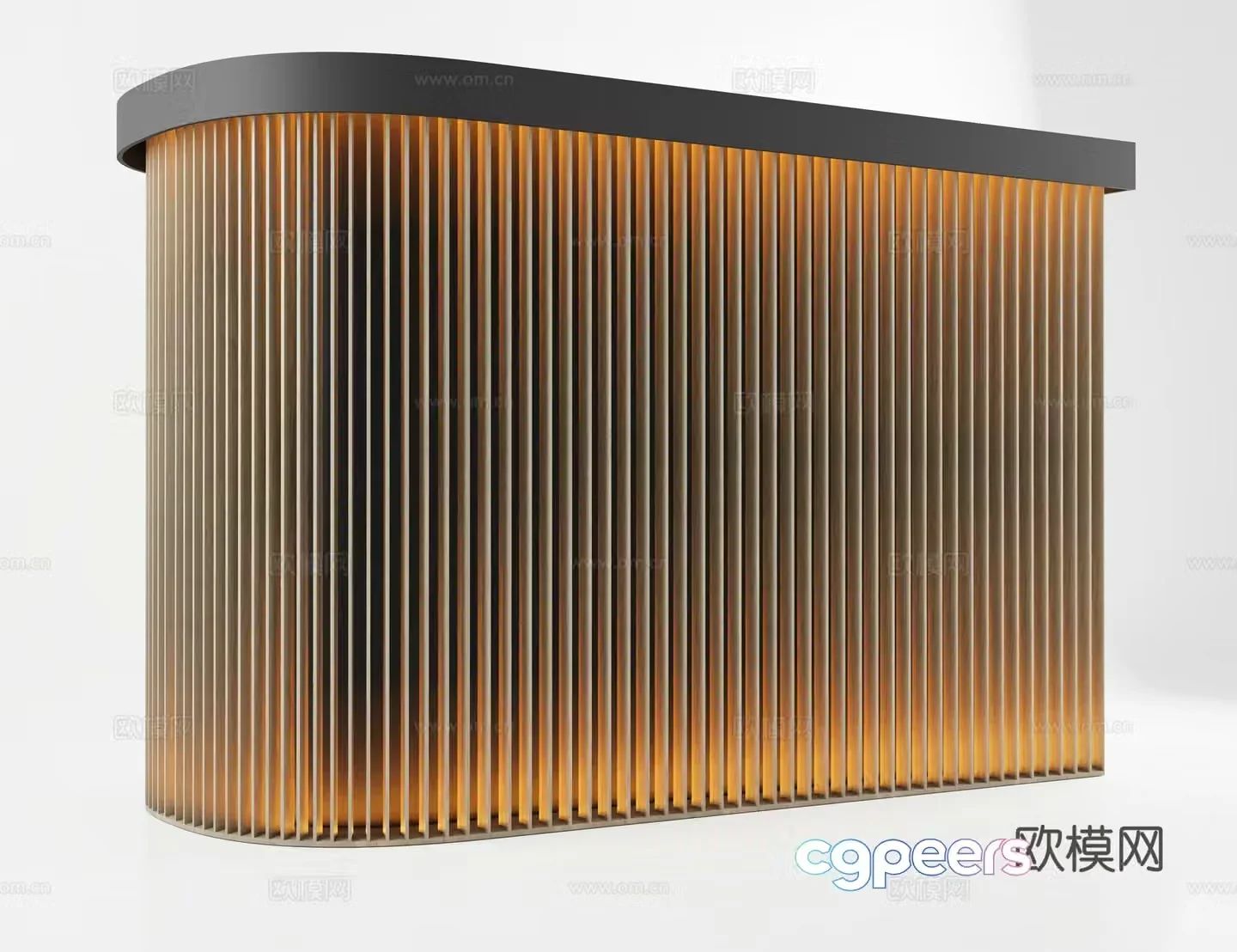 Wooden grille 3d model