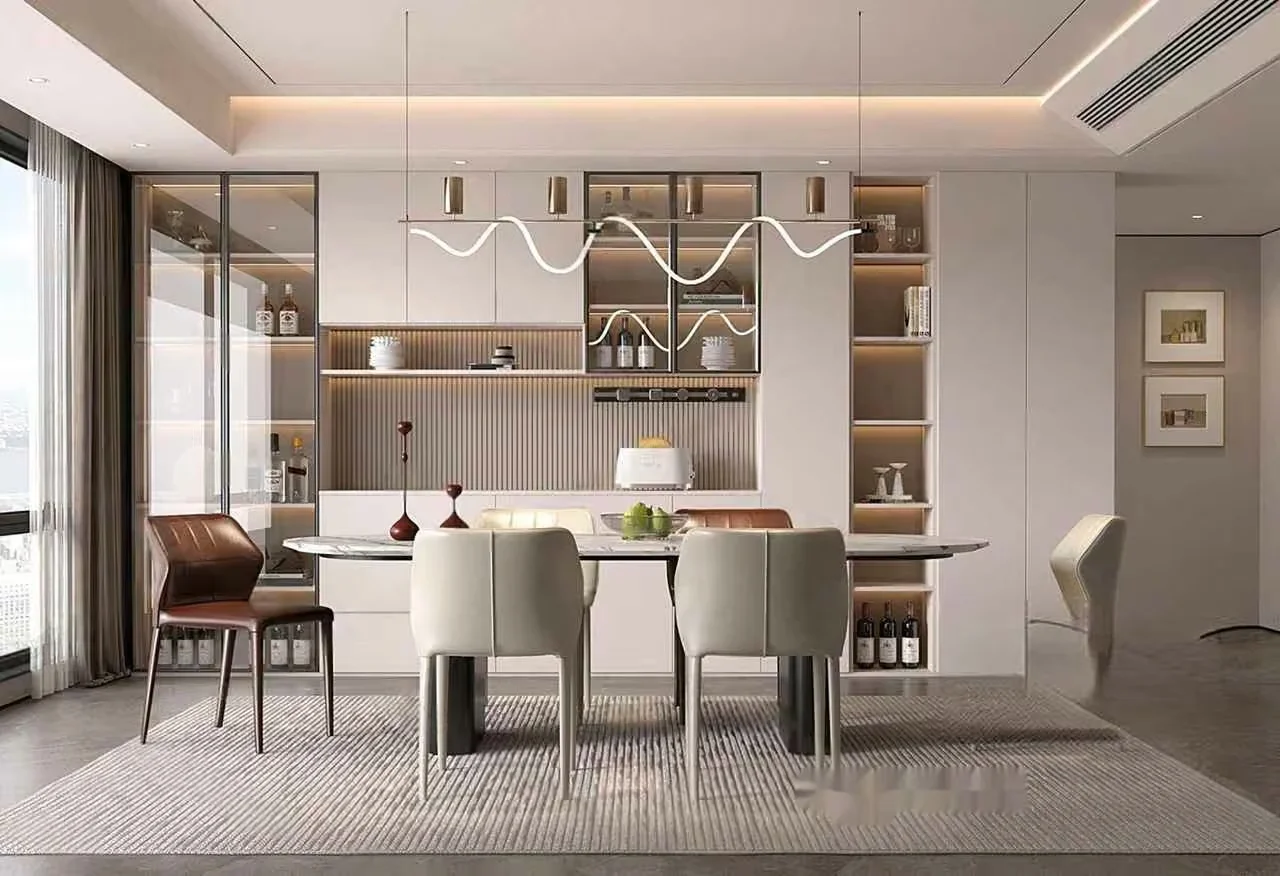 Modern Dining Room 3D Model – 6799 – VRAY Render