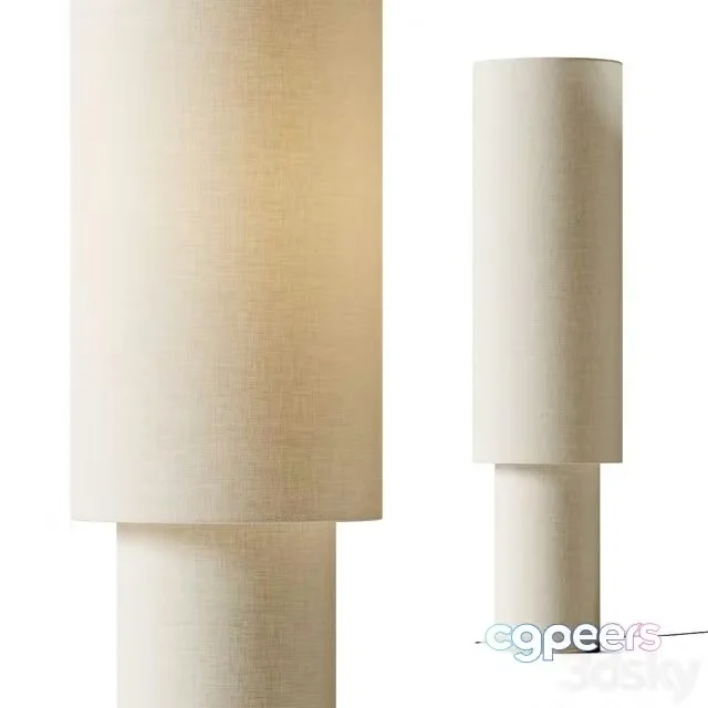 3ds Max Free – H&M Fabric and Metal Floor Lamp