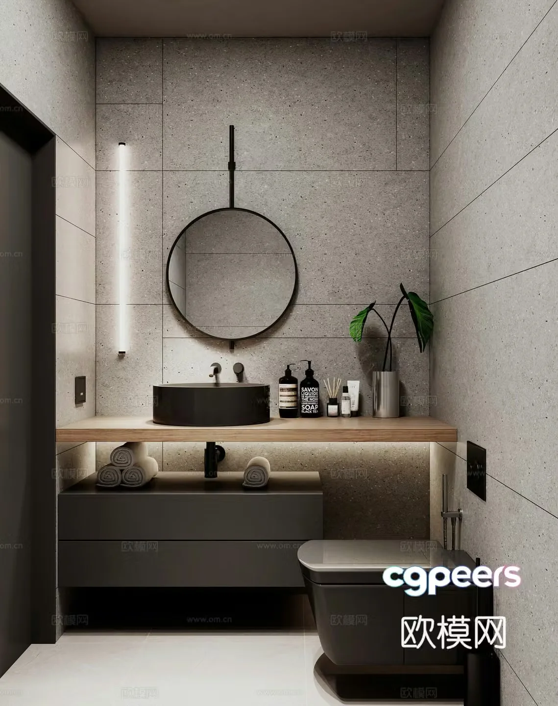 Wasabi Bathroom 3D Model