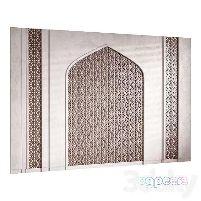 3ds Max Free – Decorative Wall Panel 60