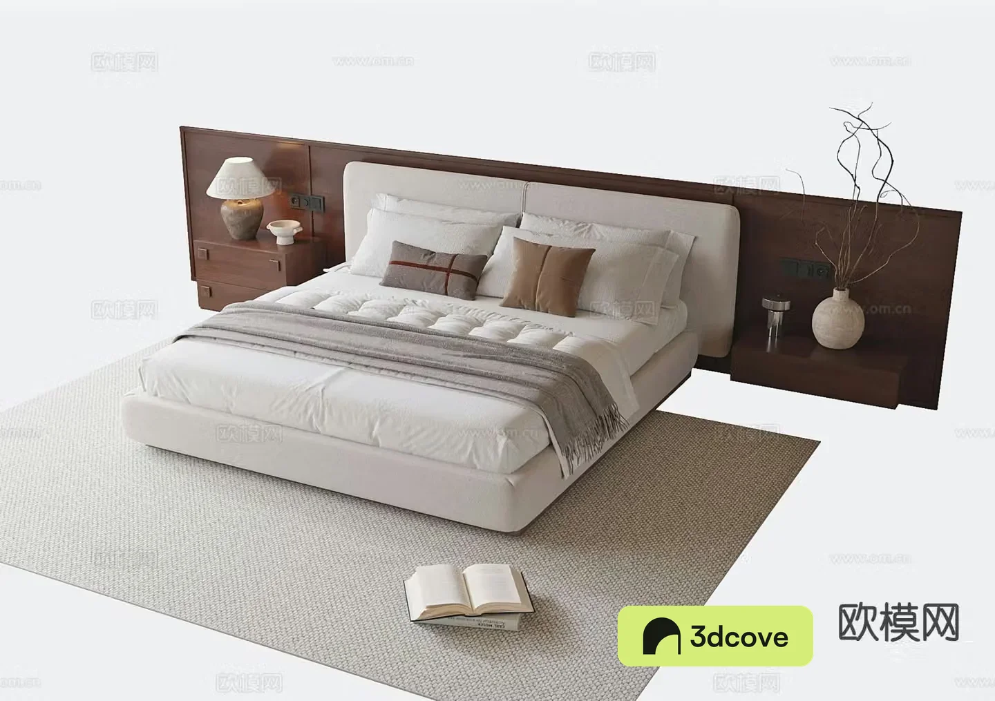 Medieval style double bed