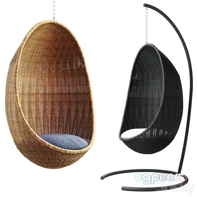 3ds Max Free – Hanging Egg Chair Sika design
