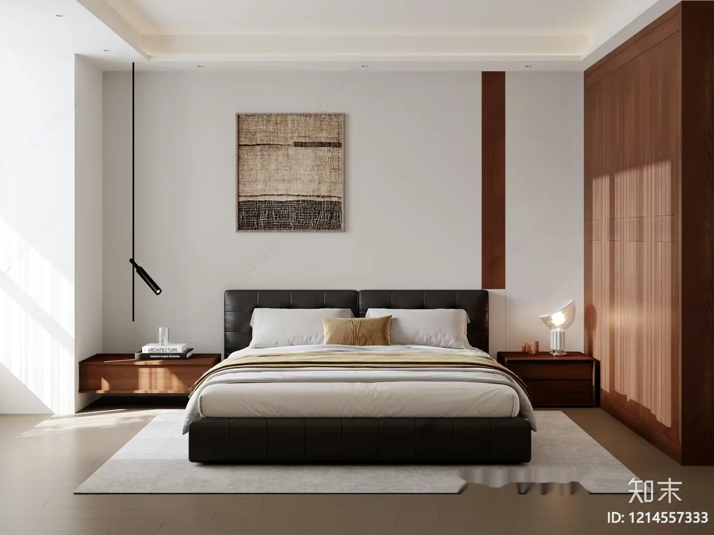 Modern Bedroom 3D Model – 6608 – VRAY Render