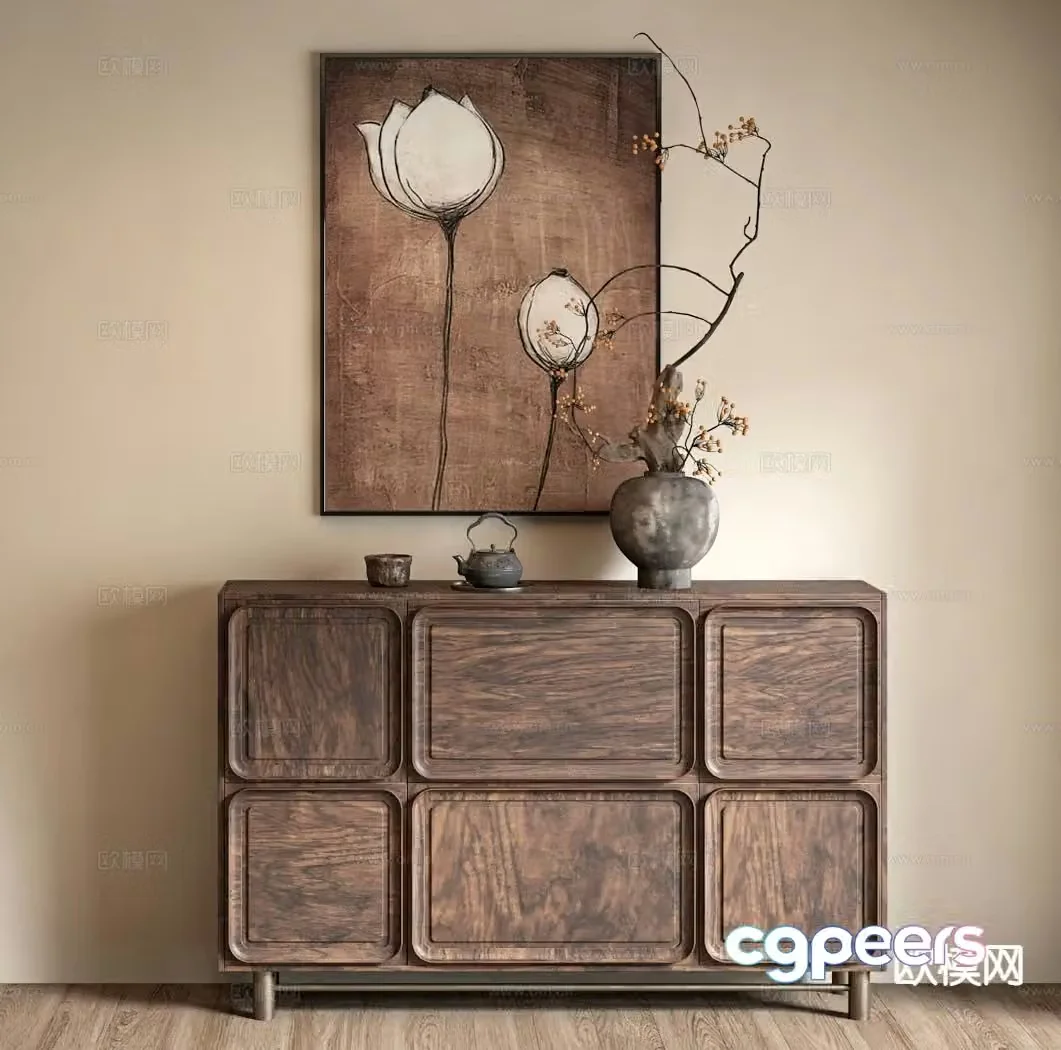 Wasabi Wind Entrance Cabinet 3D Model