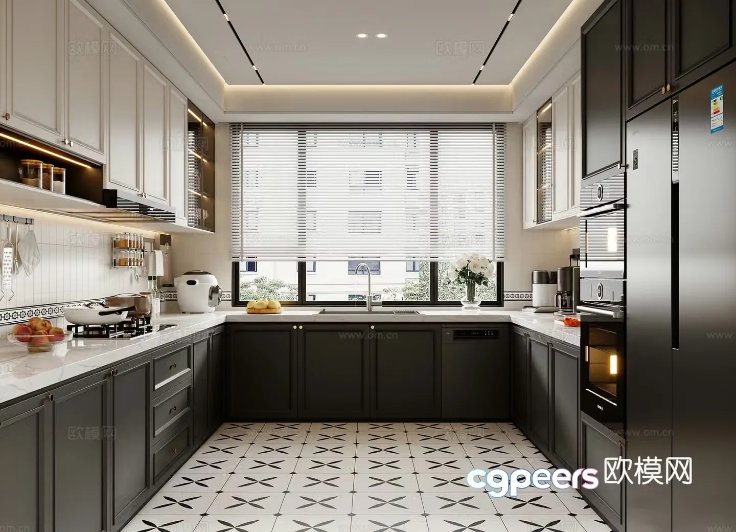 French kitchen 3d model