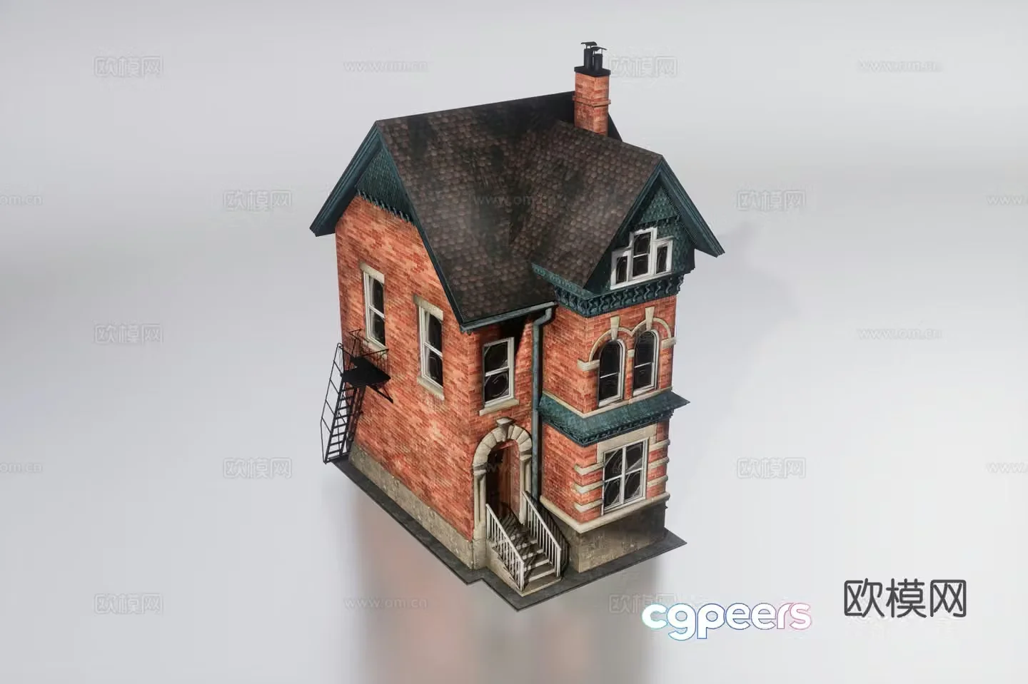 Small villa 3d model