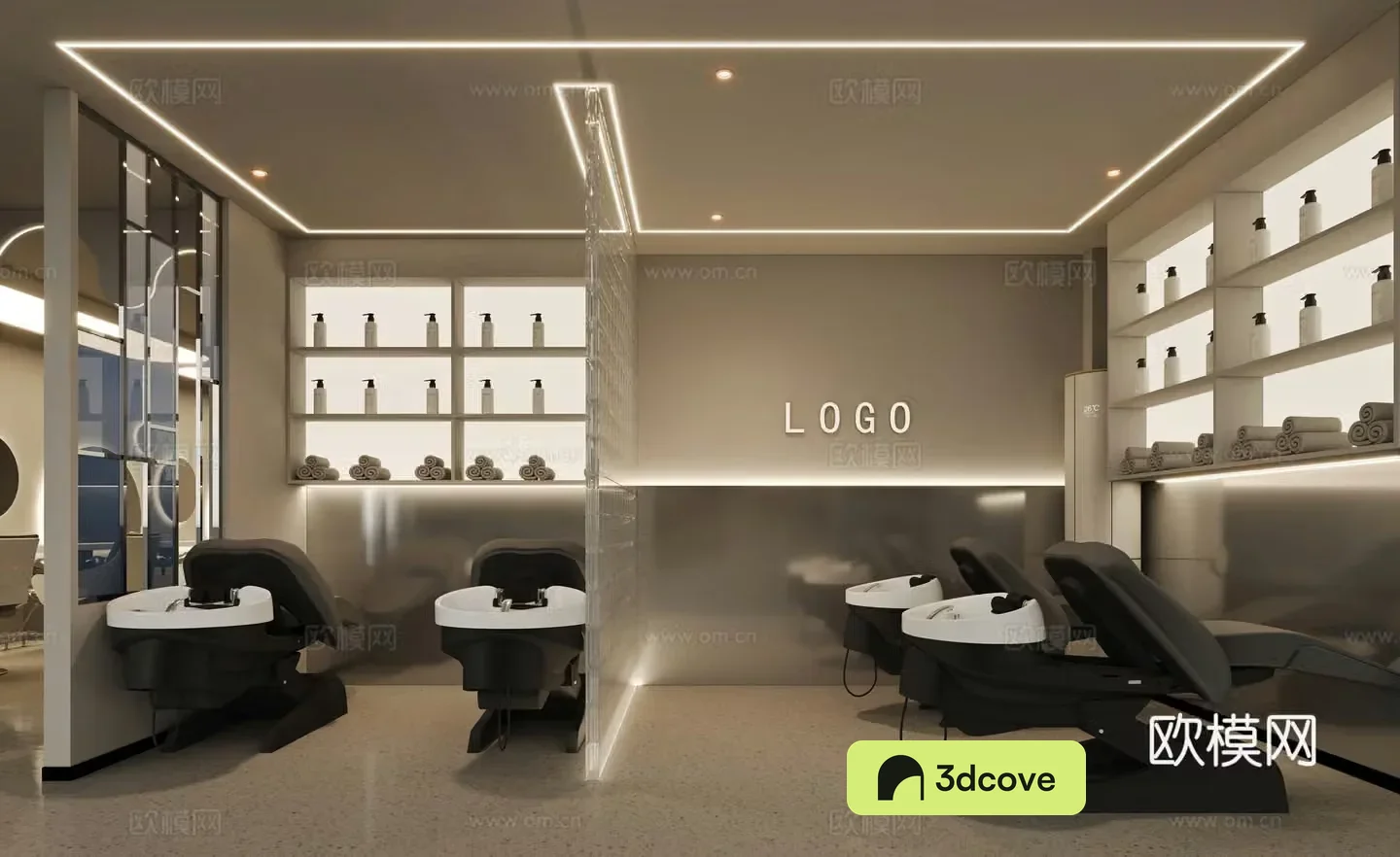 Modern barber shop