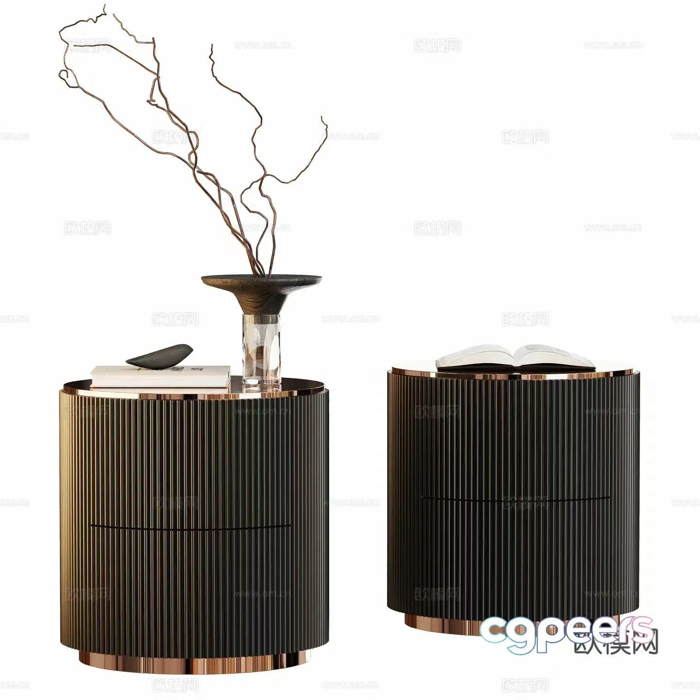 Modern night table 3d model