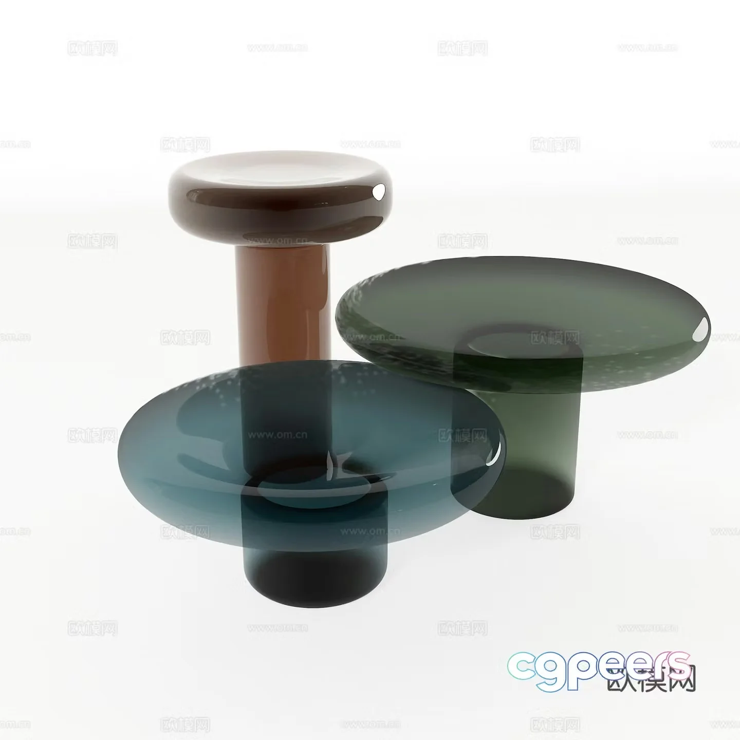 Modern side angle 3D model