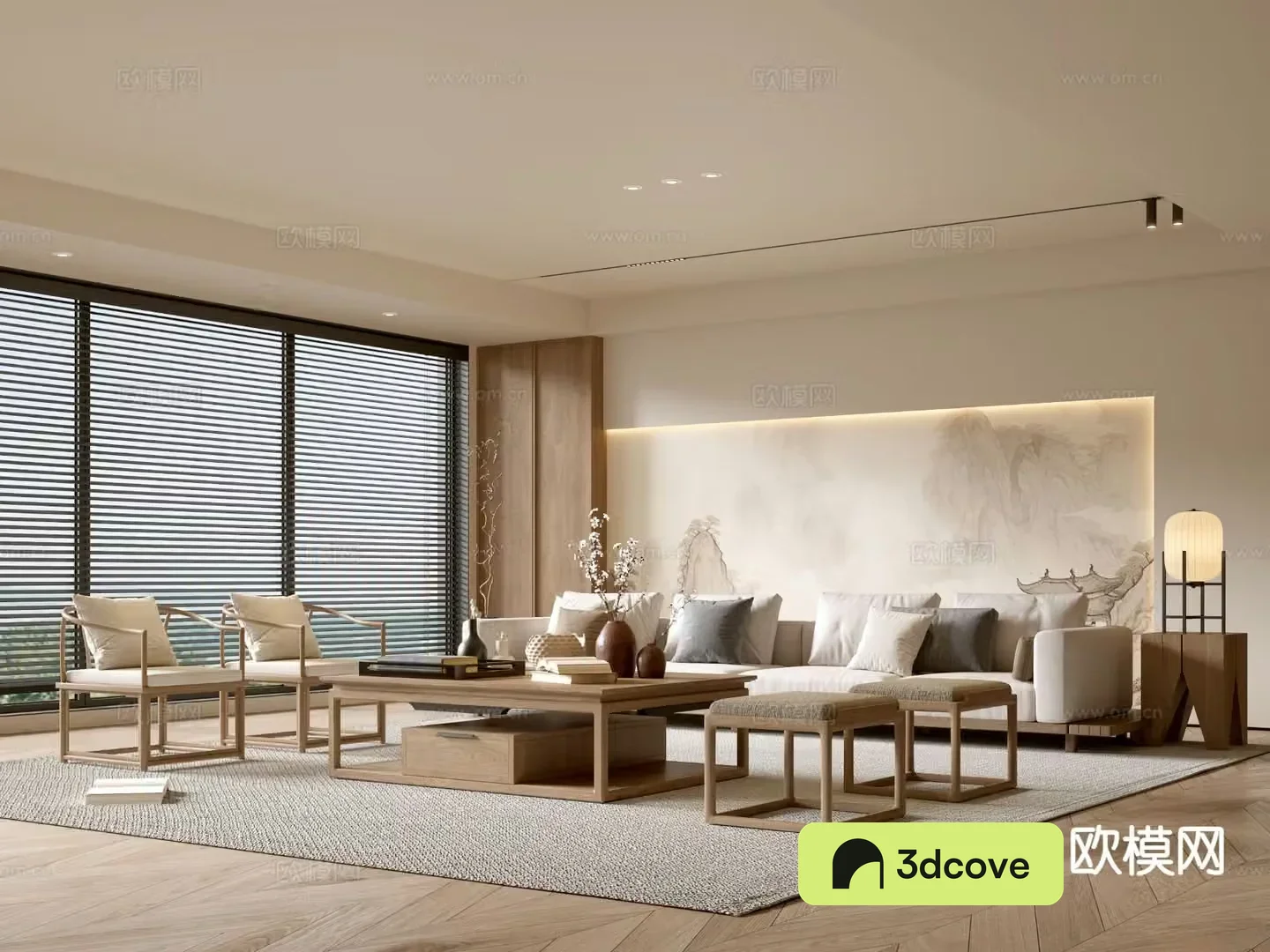 New Chinese style living room