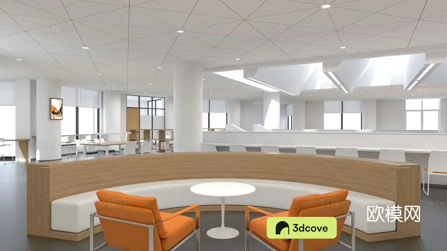 Library reading area