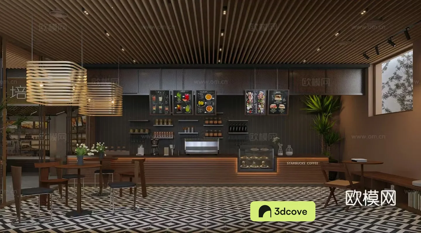 Modern cafe