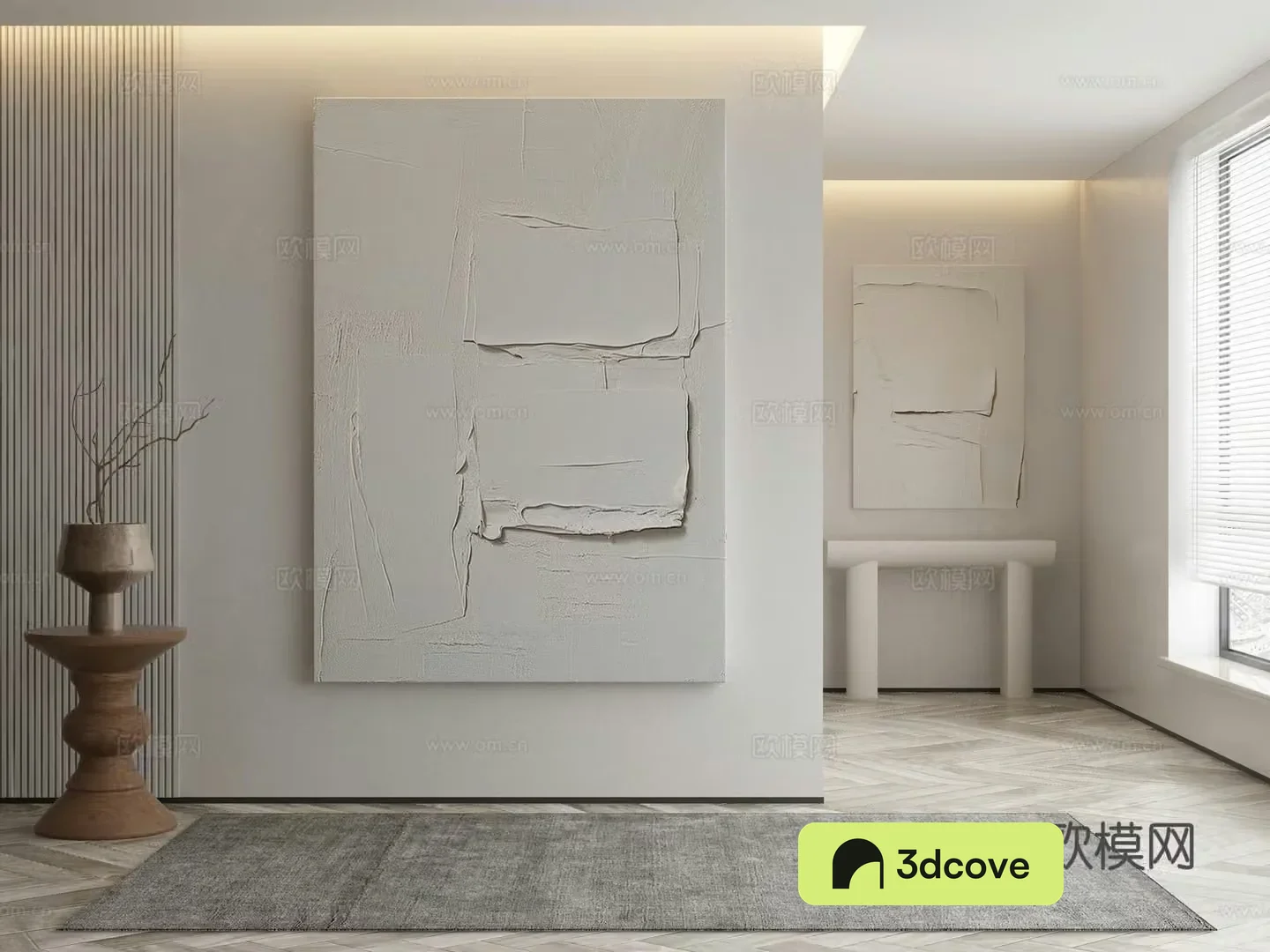 Modern texture painting decorative painting