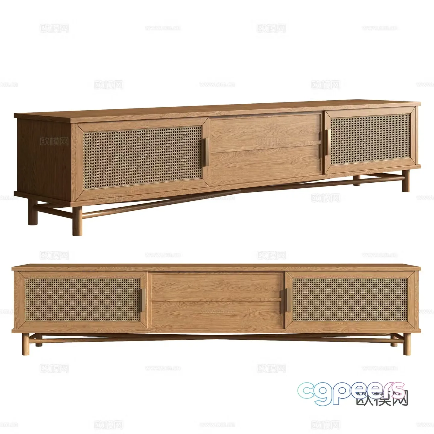 Modern TV cabinet 3d model