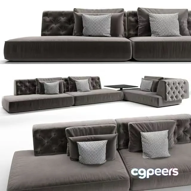 3ds Max Free – Gallotti & Radice Fiona sofa