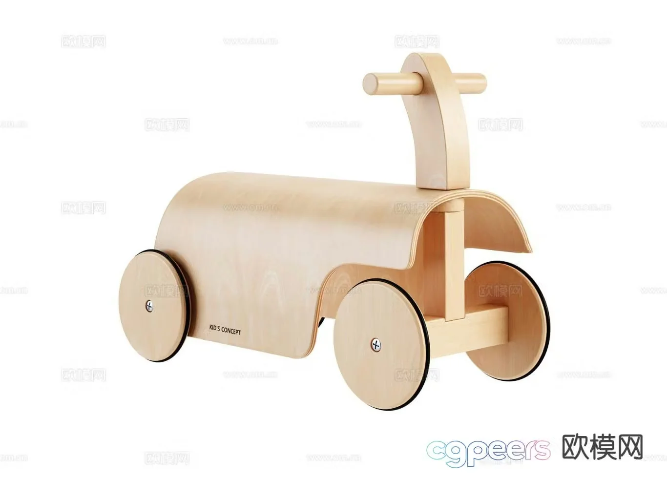 Toy car building block car 3d model