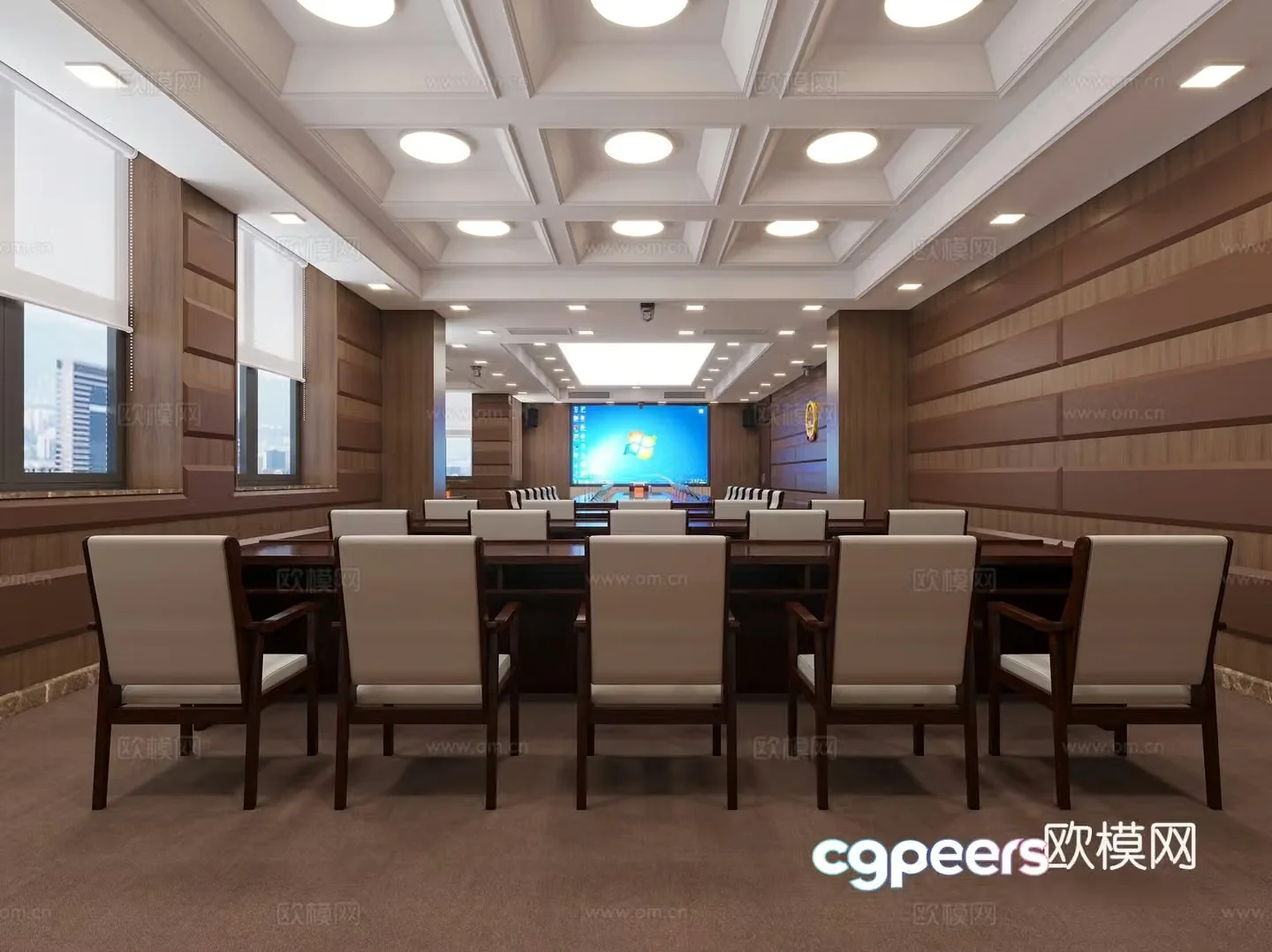 Modern Inspection Office Inspection Office 3D model