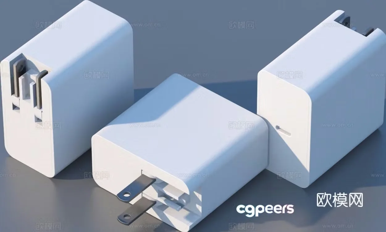 Charging head Charger Mobile phone charging head 3D model