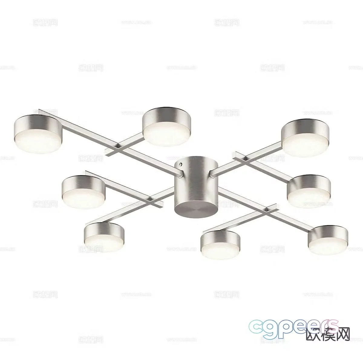 Light luxury ceiling lamp 3D model