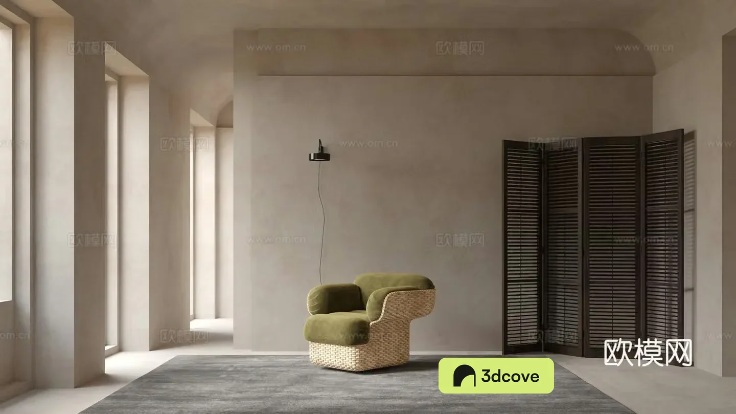 GUBI modern outdoor chair armchair