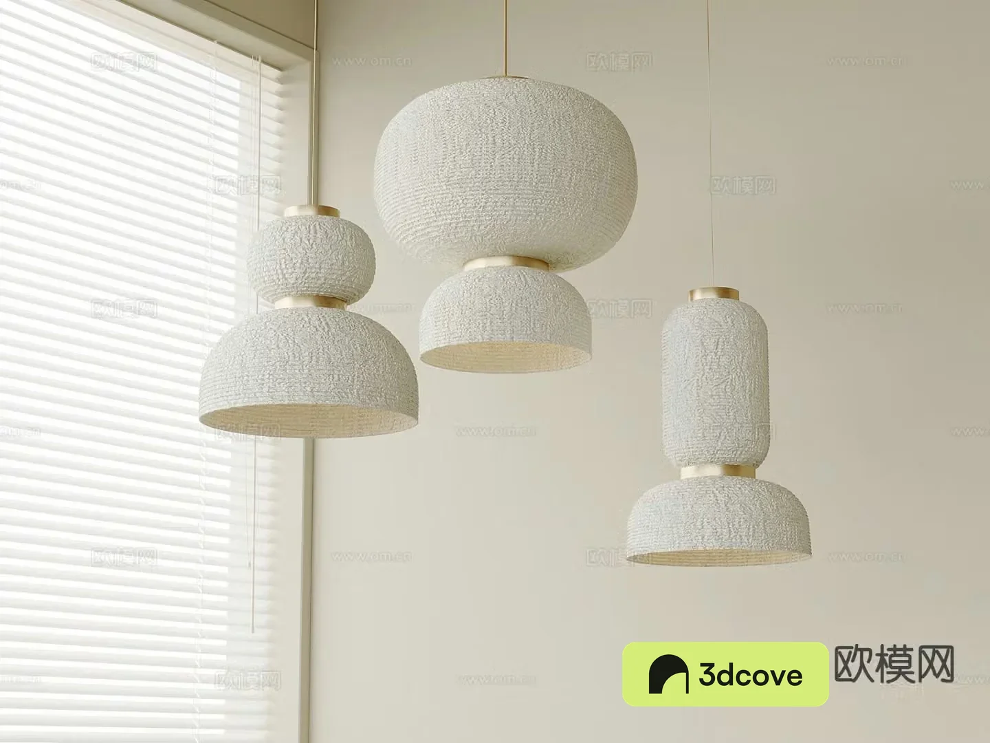 Wabi-sabi chandelier lantern chandelier