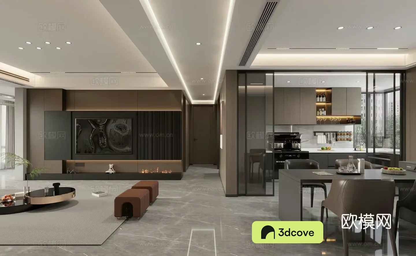 Modern Italian dining room