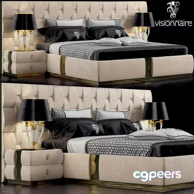 3ds Max Free – Bed visionnaire perkins