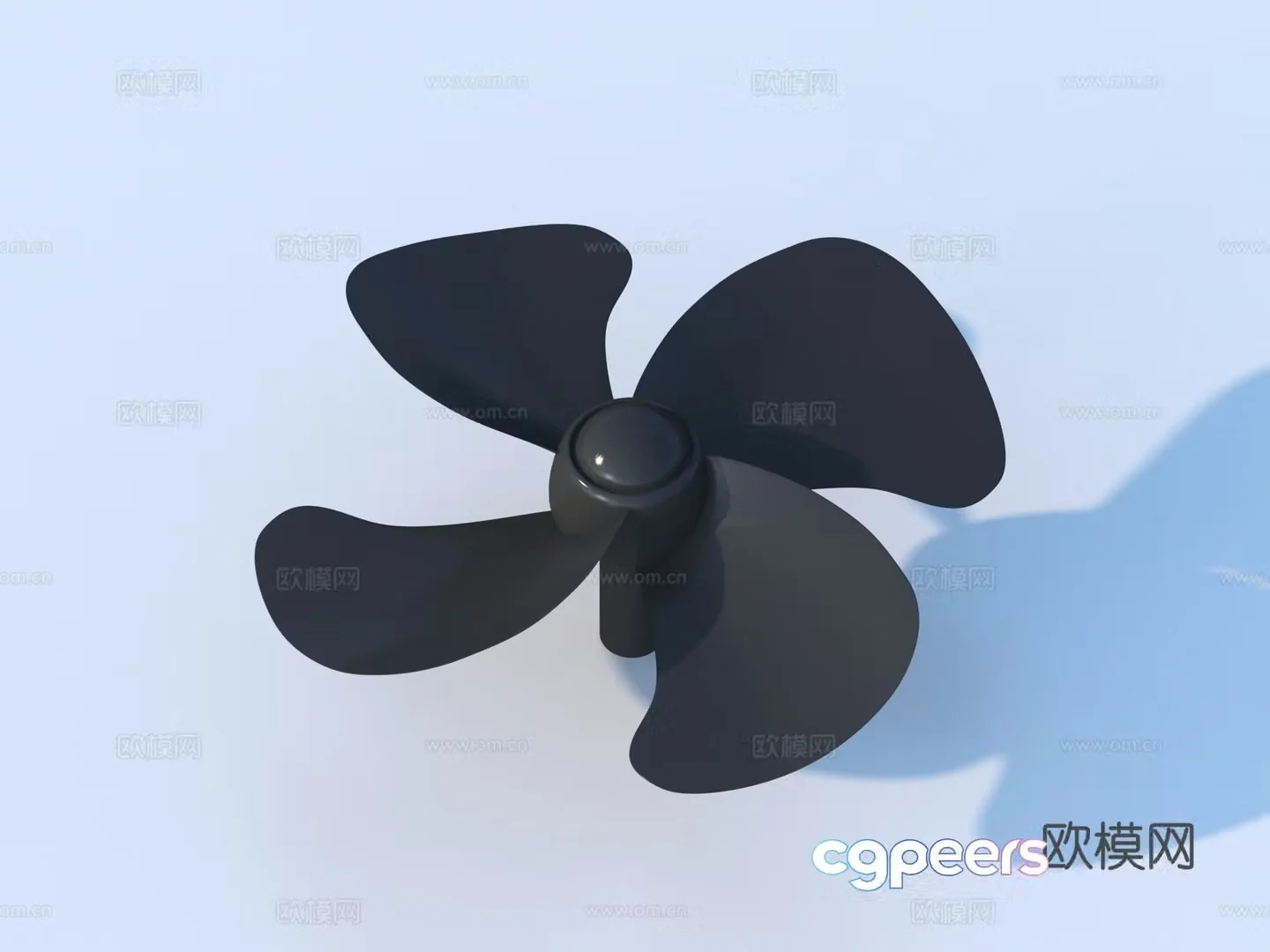 Fan blade Fan parts Hardware 3D model