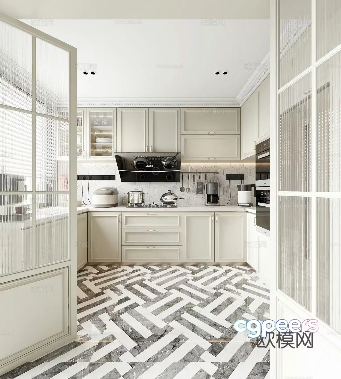 French kitchen 3d model