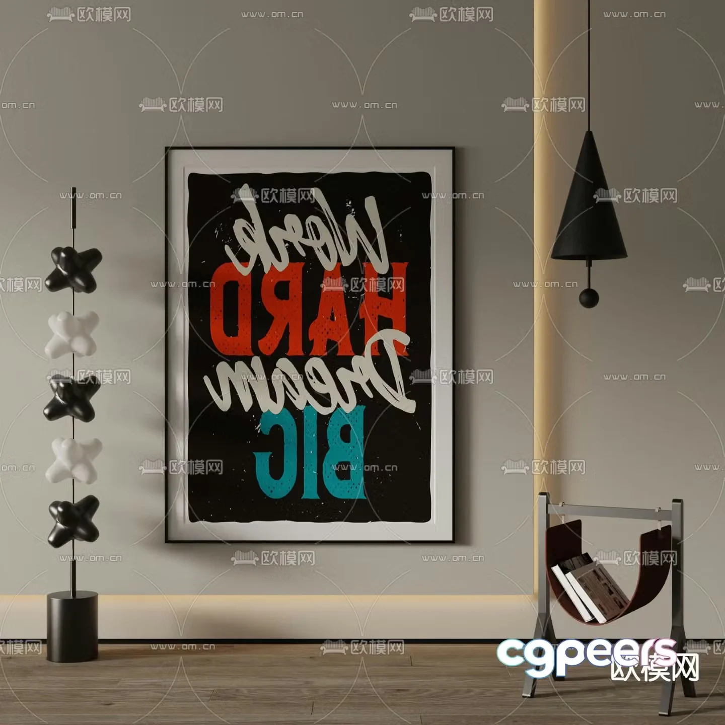 Art painting Decorative painting English painting 3d model