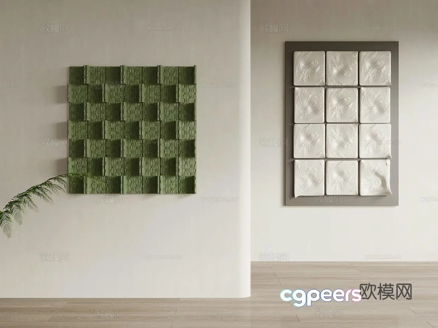 Wall decoration Modern wall decoration hanging painting 3d model