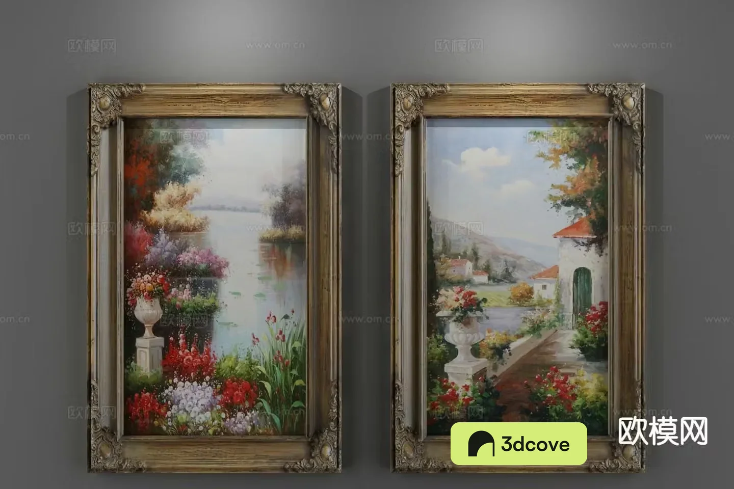 European decorative painting architectural painting hanging painting