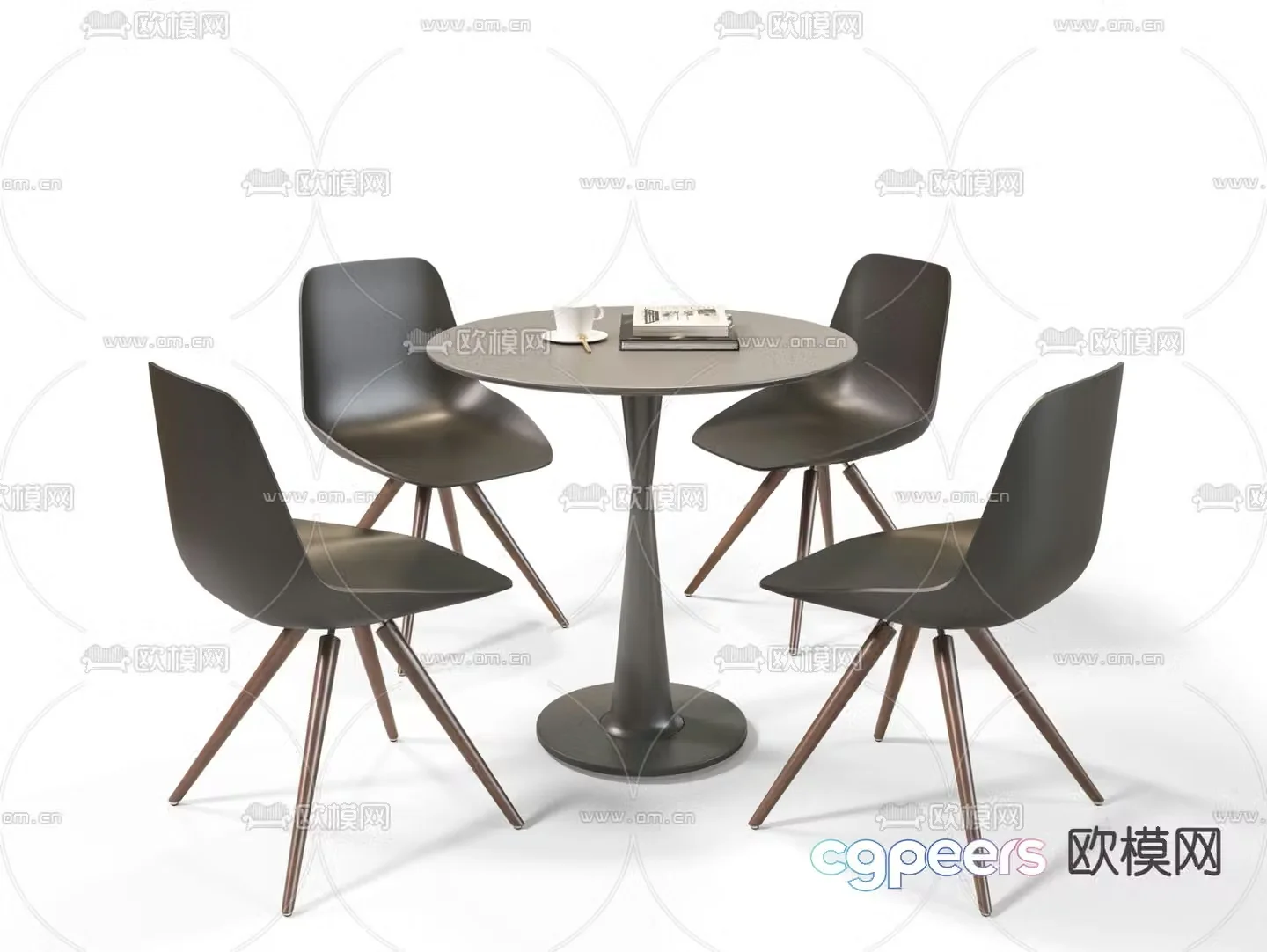 Leisure tables and chairs Negotiation tables and chairs 3d model