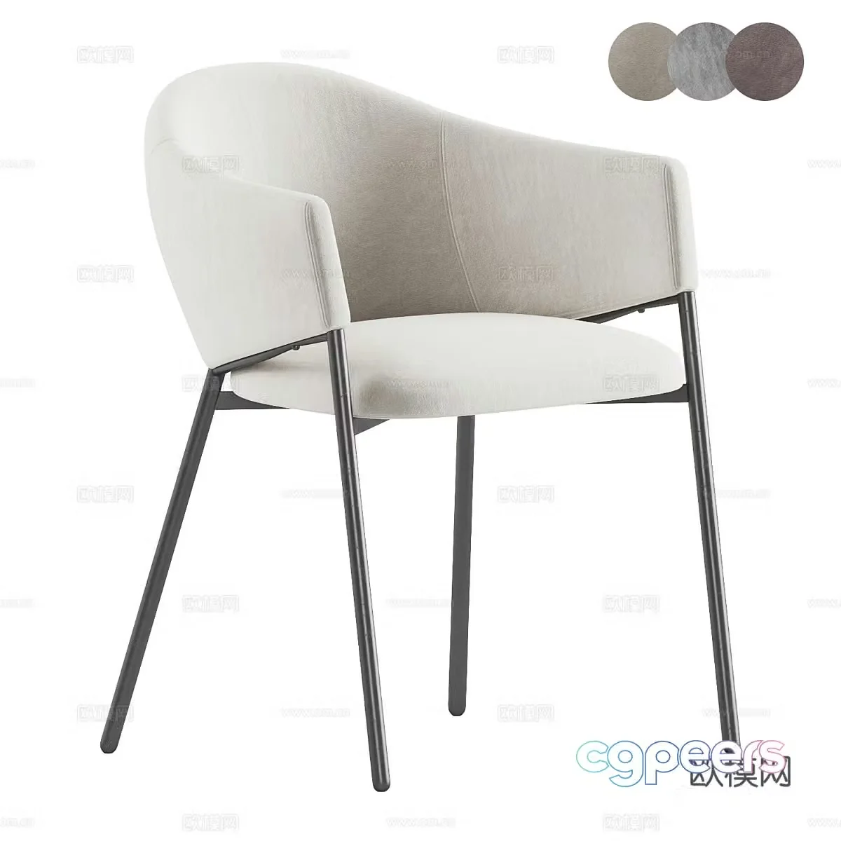 Single chair 3d model