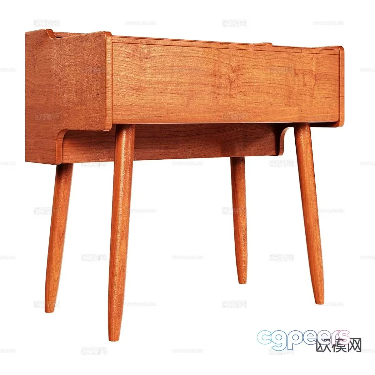 Nordic bedside table 3d model