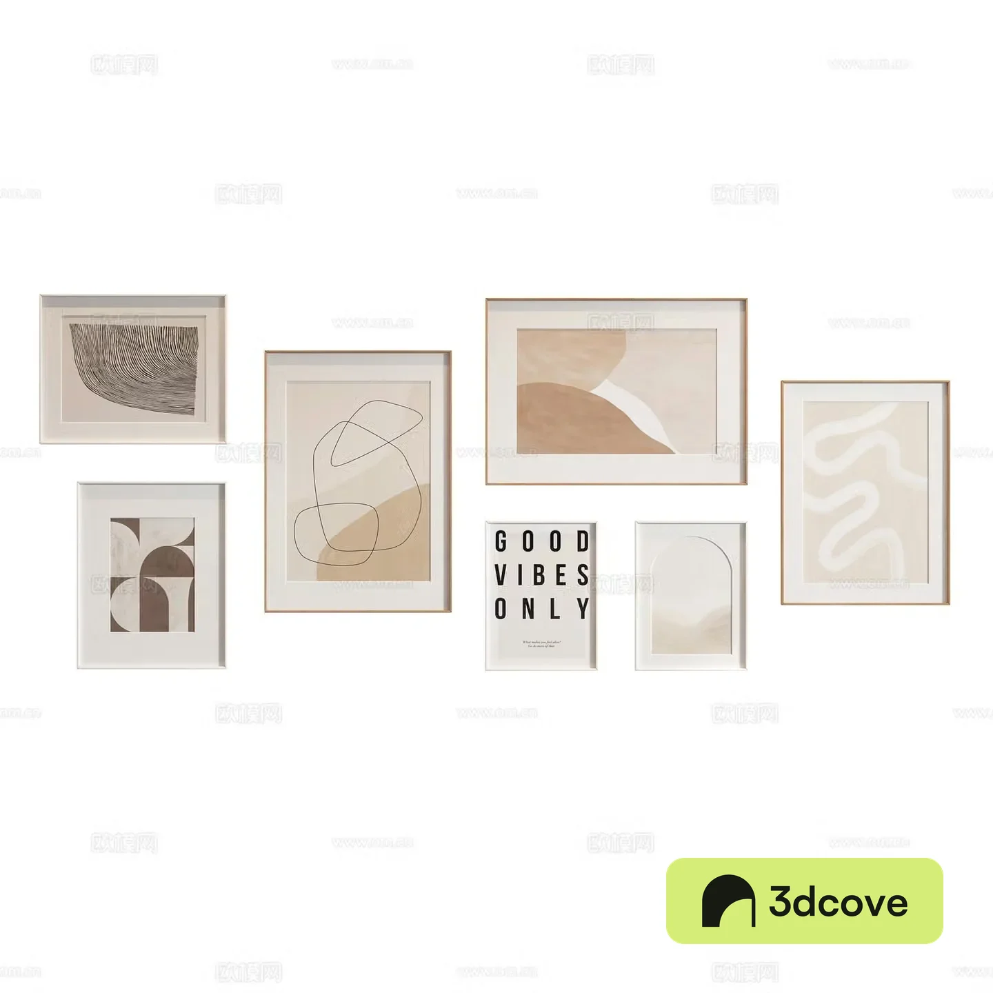Nordic hanging painting combination