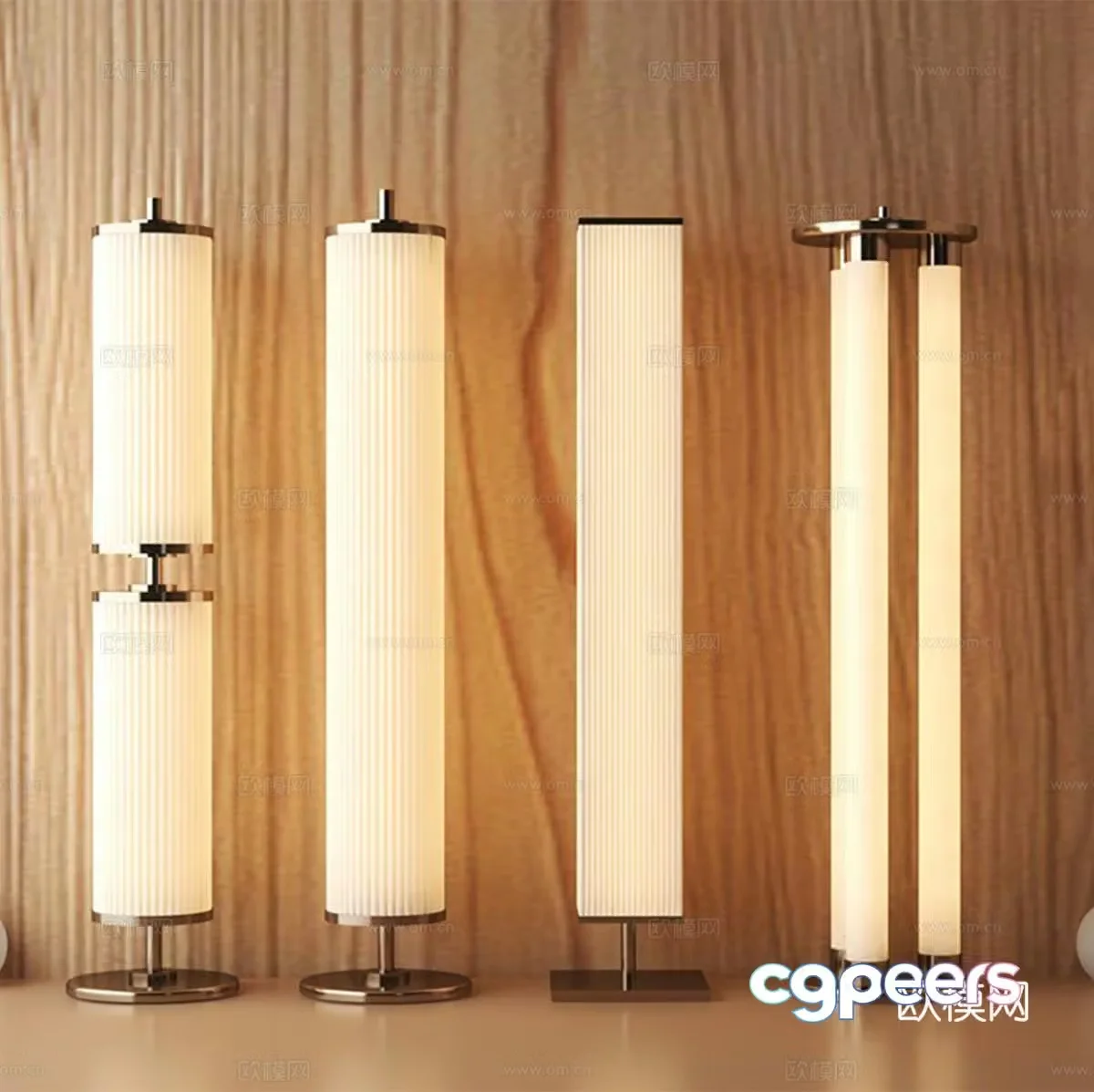 Modern floor lamp 3d model