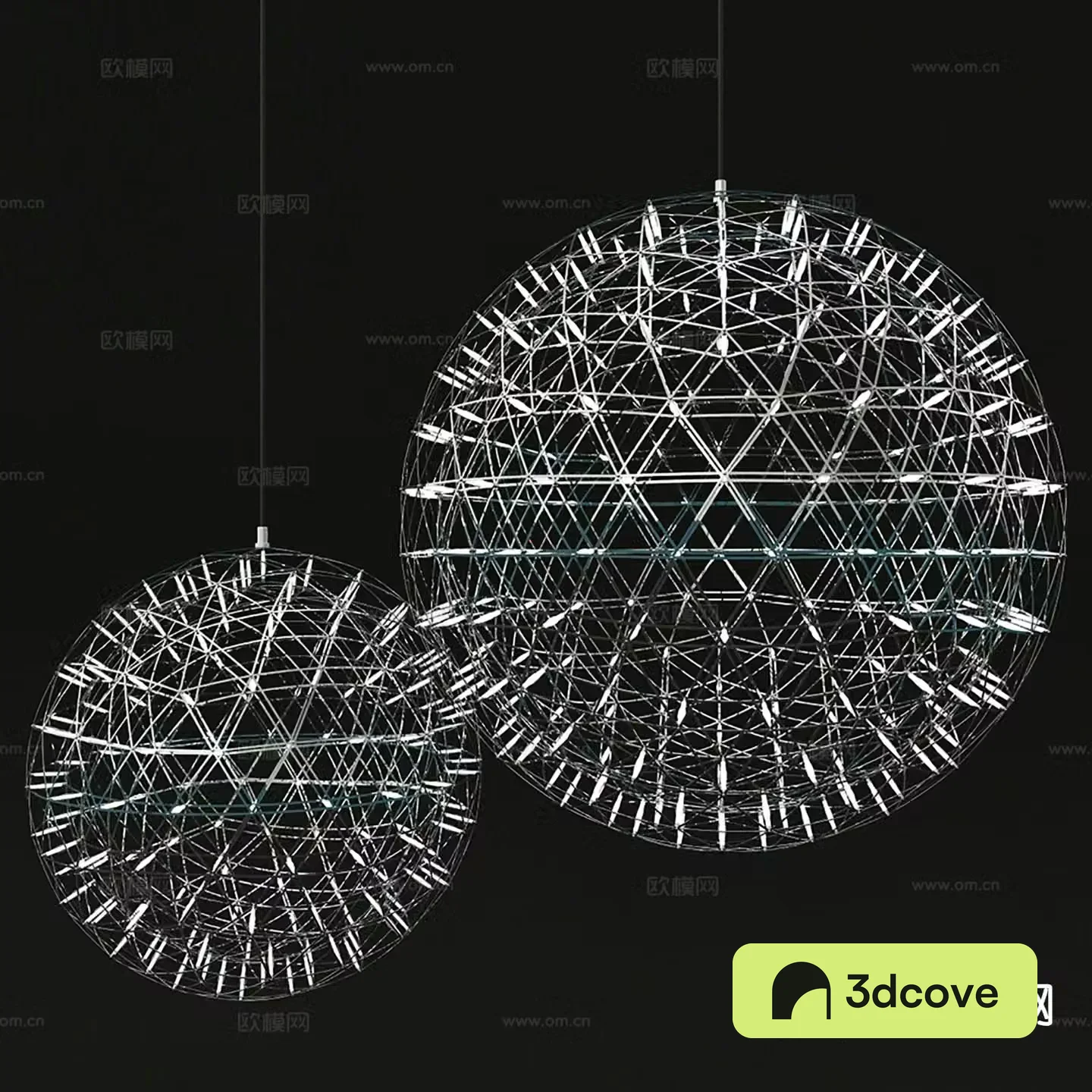 Modern spherical chandelier decorative chandelier