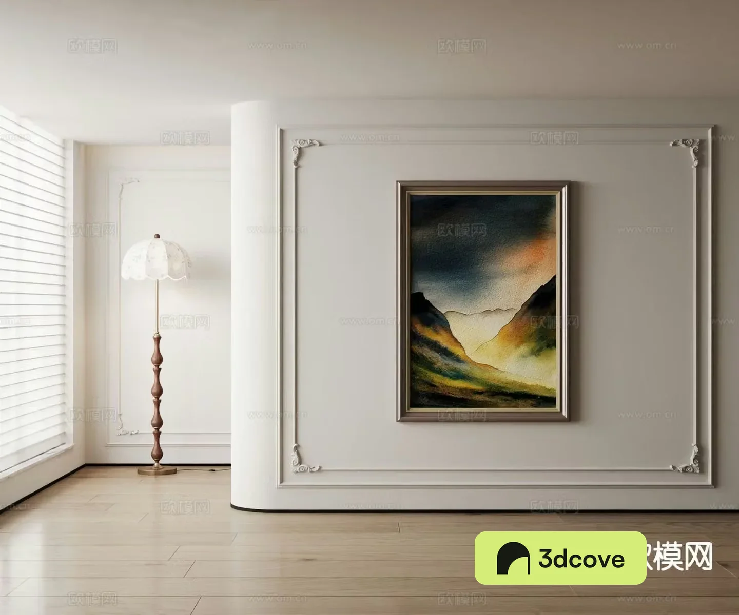 American decorative painting landscape oil painting