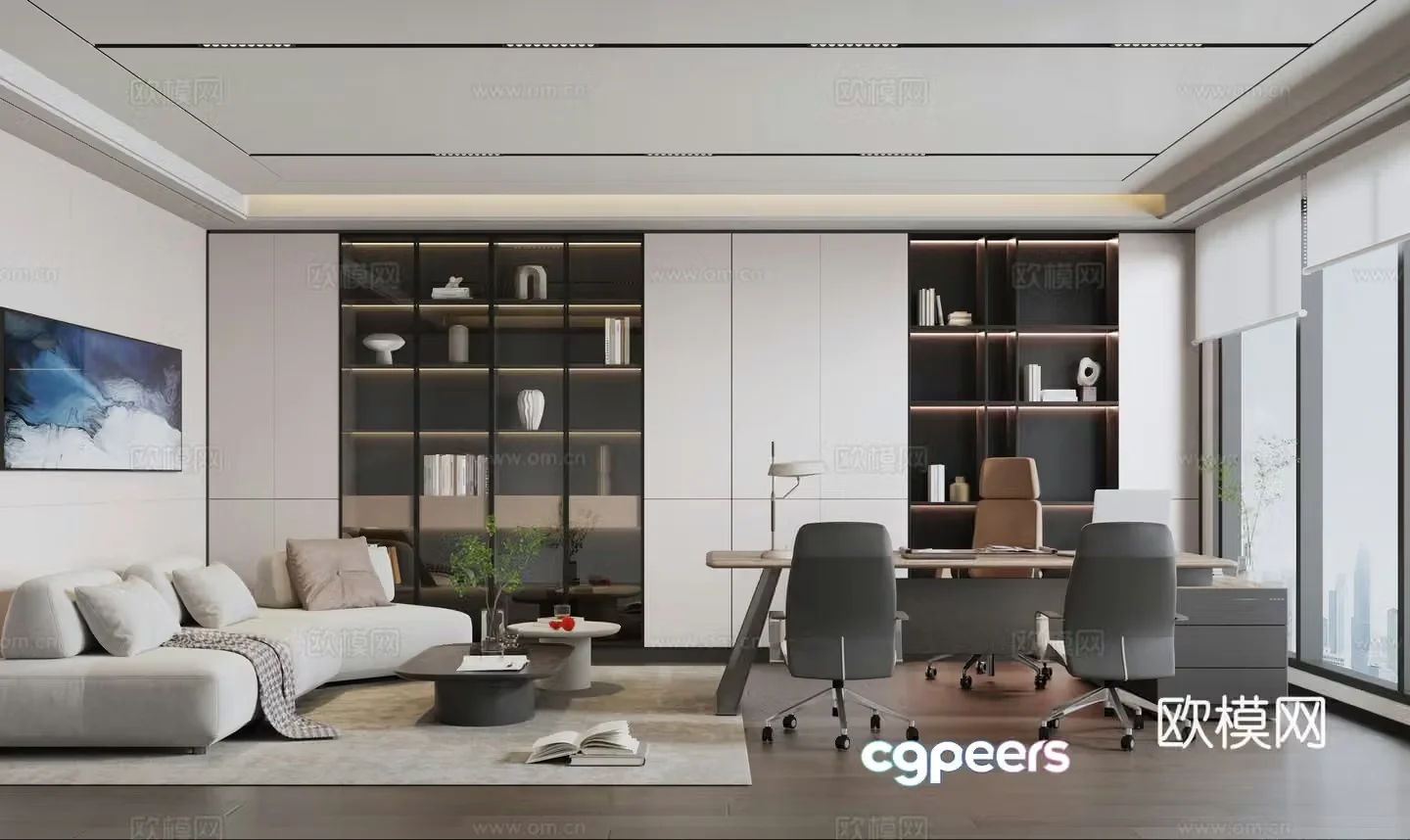 Modern Manager Office 3D model