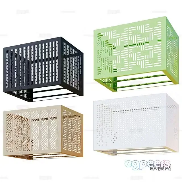 Air conditioning exterior hood Air conditioning basket 3D model