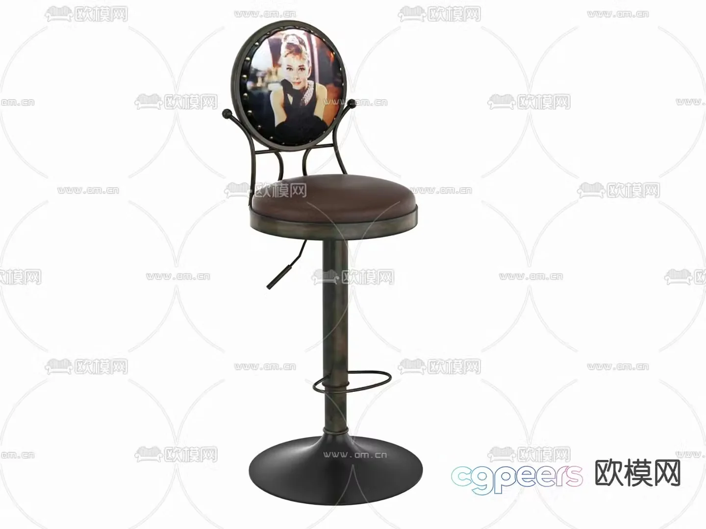 bar stool 3d model