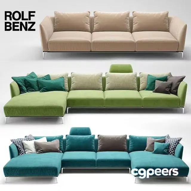 3ds Max Free – Sofa ROLF BENZ SCALA