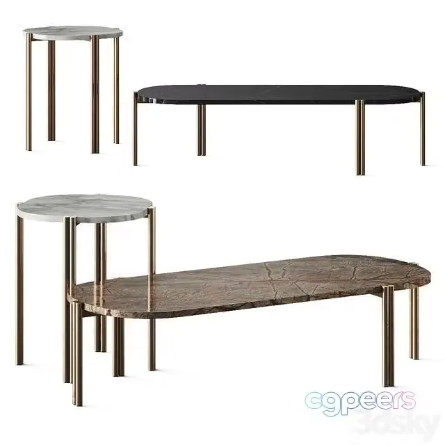 3ds Max Free – Fanti Bozzetti Menegon Ofiuco Coffee Tables