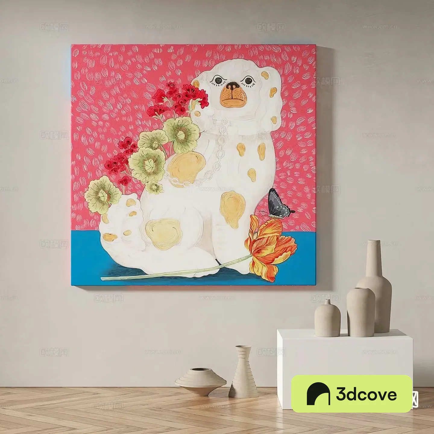 Modern art painting decorative painting