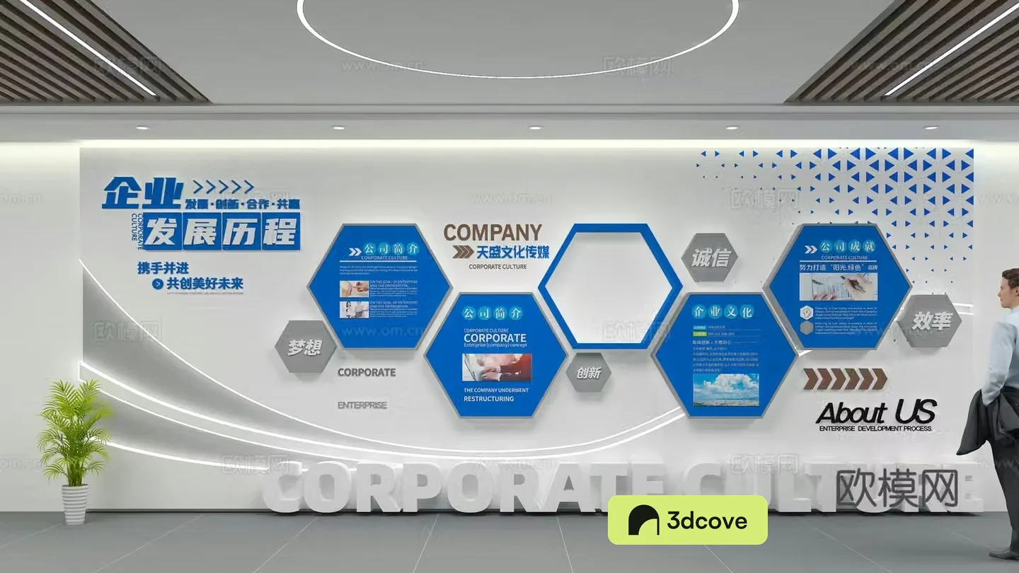 Corporate Culture Wall
