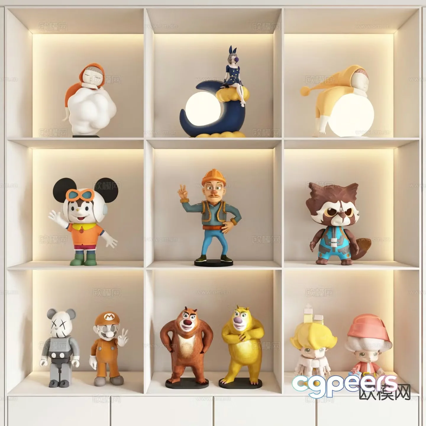 Children’s Doll Cartoon Figure 3D Model